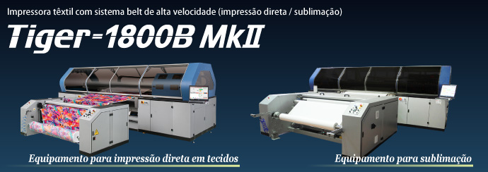 Especificações | Tiger-1800B MkII | Produtos | MIMAKI DO BRASIL