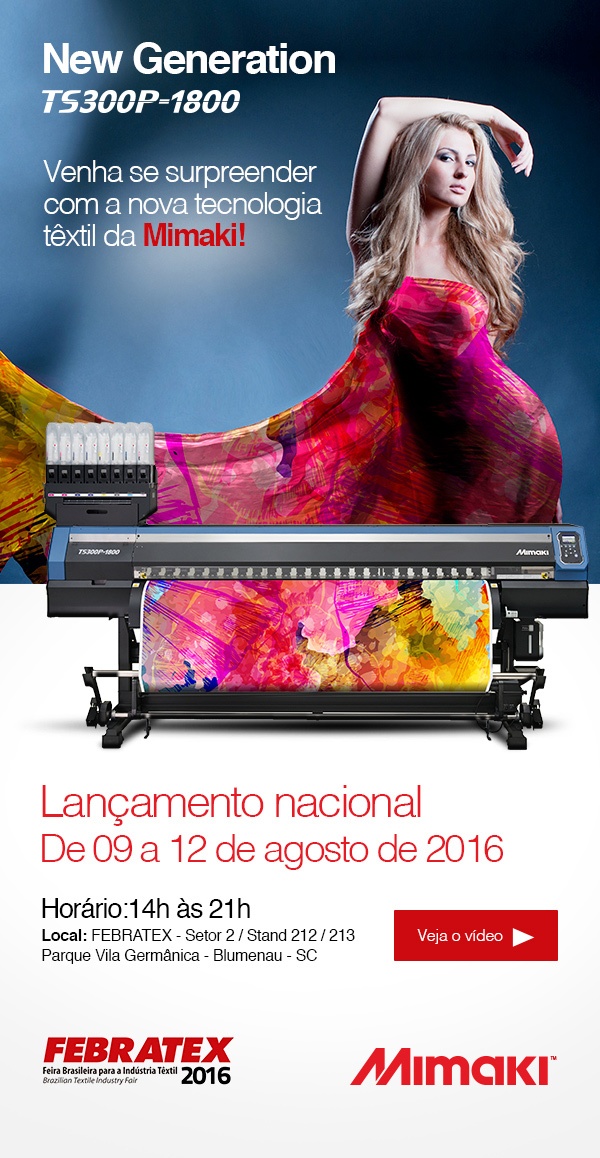 Conhe A O Grande Lan Amento Da Mimaki Produto Not Cias Mimaki Do Brasil Com Rcio E